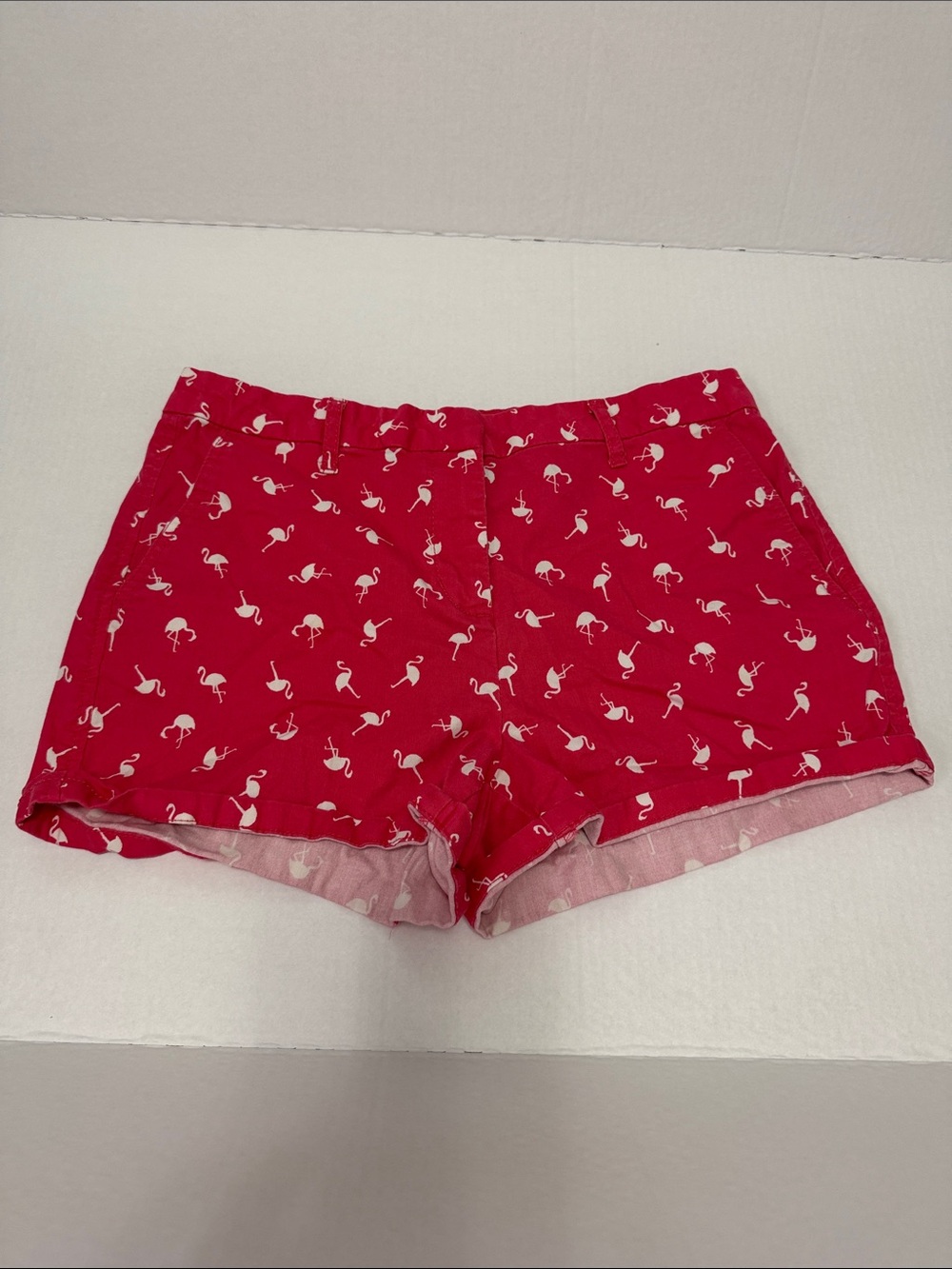 Women’s hot pink Flamingo-Print Sleep Shorts